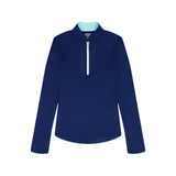 PALOMA 1/4 ZIP PULLOVER - MEDIEVAL BLUE
