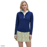 PALOMA 1/4 ZIP PULLOVER - MEDIEVAL BLUE