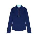 PALOMA 1/4 ZIP PULLOVER - MEDIEVAL BLUE