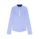 PALOMA 1/4 ZIP PULLOVER - HYDRANGEA