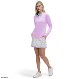 PALOMA 1/4 ZIP PULLOVER - SHEER LILAC