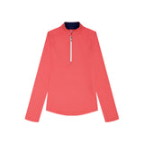 PALOMA 1/4 ZIP PULLOVER - SUGAR CORAL