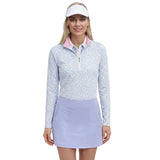 PALOMA 1/4 ZIP PULLOVER - BRIGHT WHITE