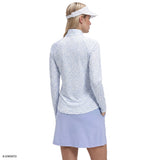 PALOMA PRINTED 1/4 ZIP PULLOVER - BRIGHT WHITE