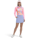 PALOMA PRINTED 1/4 ZIP PULLOVER - PRISM PINK