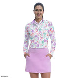 PALOMA PRINTED 1/4 ZIP PULLOVER - BRIGHT WHITE