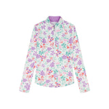 PALOMA PRINTED 1/4 ZIP PULLOVER - BRIGHT WHITE