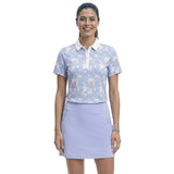 ALLY PRINTED S/S POLO - SERENITY