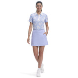 ALLY PRINTED S/S POLO - SERENITY