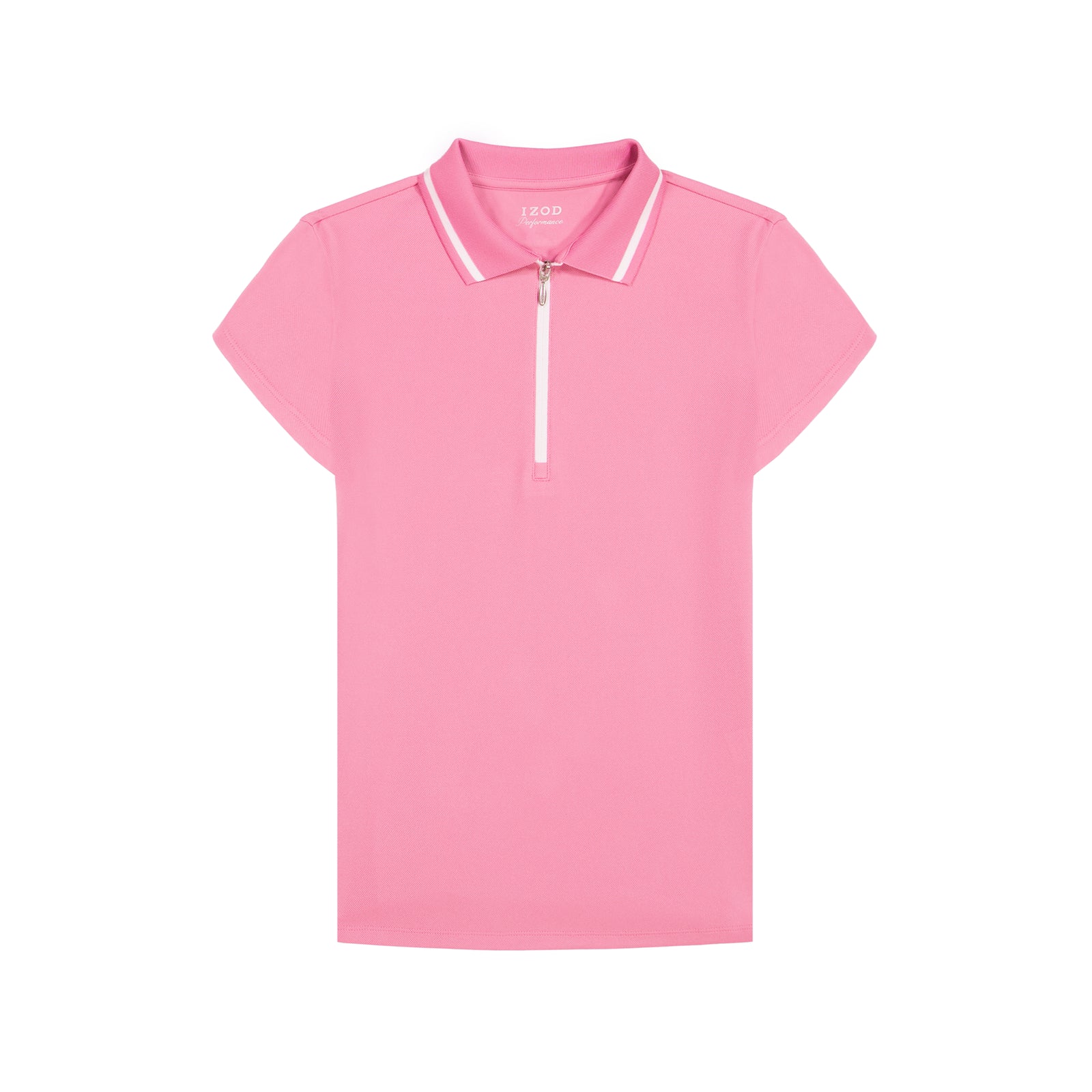 CHLOE COURTSIDE CAP SLEEVE POLO - SACHET PINK – IZOD