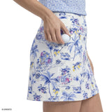 BREE PRINTED SKORT - BRIGHT WHITE