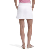 GRACIE PULL-ON SKORT - BRIGHT WHITE