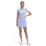 GRACIE PULL-ON SKORT - HYDRANGEA