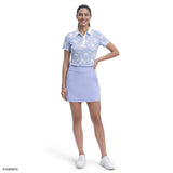 GRACIE PULL-ON SKORT - HYDRANGEA
