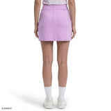 GRACIE PULL-ON SKORT - SHEER LILAC