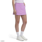 GRACIE PULL-ON SKORT - SHEER LILAC