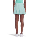 PAULINE PLEATED PULL-ON SKORT - ARUBA BLUE