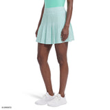 PAULINE PLEATED PULL-ON SKORT - ARUBA BLUE