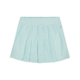 PAULINE PLEATED PULL-ON SKORT - ARUBA BLUE