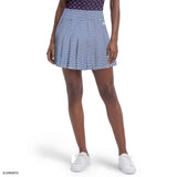 PAULINE PLEATED PULL-ON SKORT - SODALITE BLUE