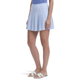 PAULINE PLEATED PULL-ON SKORT - HYDRANGEA