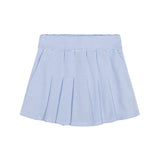 PAULINE PLEATED PULL-ON SKORT - HYDRANGEA