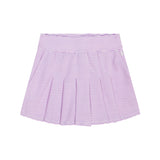 PAULINE PLEATED PULL-ON SKORT - SHEER LILAC