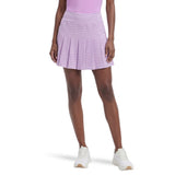 PAULINE PLEATED PULL-ON SKORT - SHEER LILAC