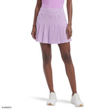 PAULINE PLEATED PULL-ON SKORT - SHEER LILAC