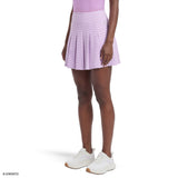 PAULINE PLEATED PULL-ON SKORT - SHEER LILAC
