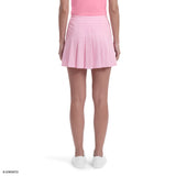 PAULINE PLEATED PULL-ON SKORT - SACHET PINK