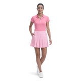 PAULINE PLEATED PULL-ON SKORT - SACHET PINK