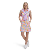 L’ACEY ZIP COURT DRESS - PRISM PINK