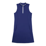 L’ACEY ZIP COURT DRESS - SODALITE BLUE