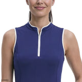 L’ACEY ZIP COURT DRESS - SODALITE BLUE