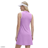 L’ACEY ZIP COURT DRESS - SHEER LILAC