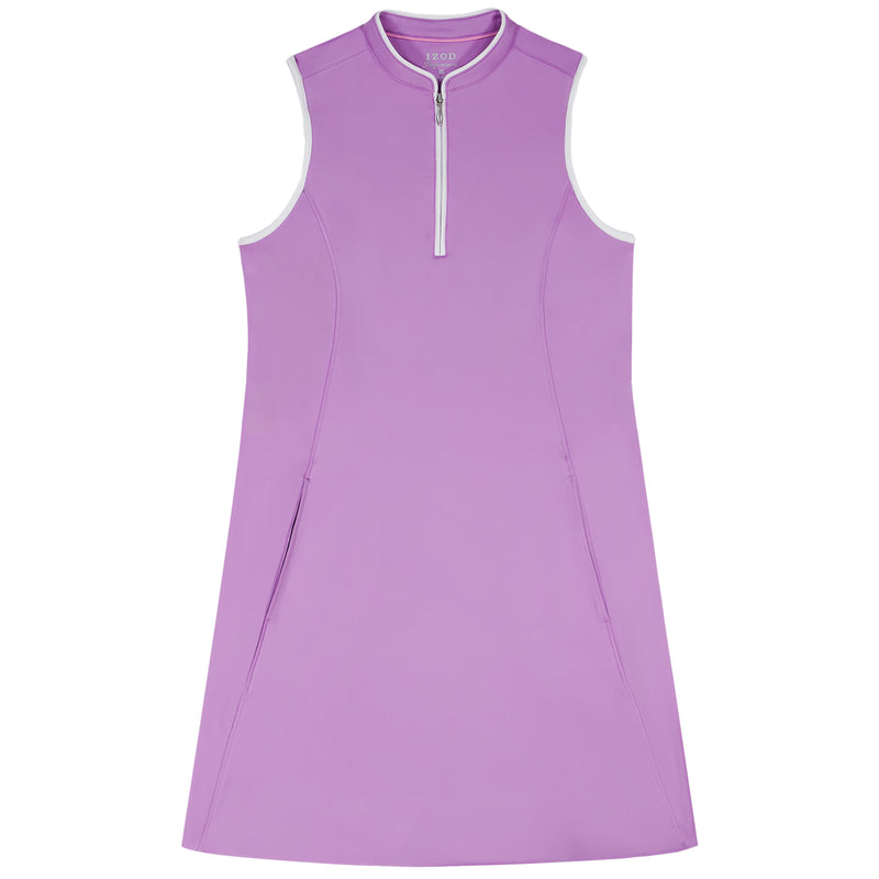 On ウィメンズ Court Dress Lilac ワンピース L'ACEY ZIP COURT DRESS - SHEER LILAC – IZOD