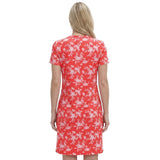 SARA S/S DRESS - SUGAR CORAL