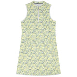 L’ACEY ZIP COURT PRINTED DRESS - YARROW