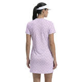 SARA S/S DRESS - SHEER LILAC