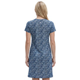 SARA S/S DRESS - MEDIEVAL BLUE