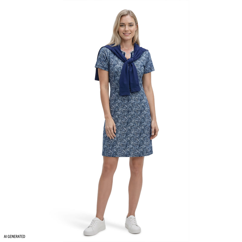 blue print dress for women Sara S/S Printed - Izod Sportswear - Medieval Size:10-11Y Backless Short Light Blue it is relaxed and Web Collection: Tailoring