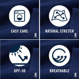BIG & TALL ADVANTAGE PERFORMANCE POLO - BLUE REVIVAL