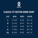 PERFORMANCE COMFORT LONG SLEEVE BUTTON DOWN SHIRT - ESTATE BLUE