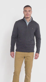 THERMASOFT SWEATER FLEECE 
QUARTER ZIP - BLACK