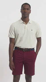 ADVANTAGE PERFORMANCE SHORT SLEEVE POLO - ROCK HEATHER