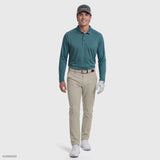 GOLF LONG SLEEVE PERFORMANCE POLO - MEDITERRANEA