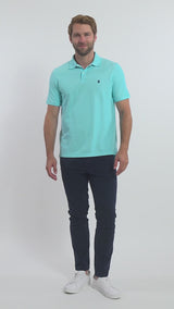 ADVANTAGE PERFORMANCE SHORT SLEEVE POLO - BLUE RADIANCE