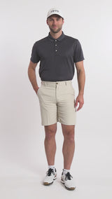 GOLF 9.5" MICRO POLY CLASSIC FIT SHORT - STONEDUST