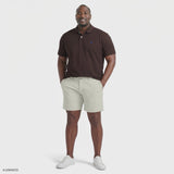 BIG & TALL ADVANTAGE PERFORMANCE SHORT SLEEVE POLO - BLACK COFFEE